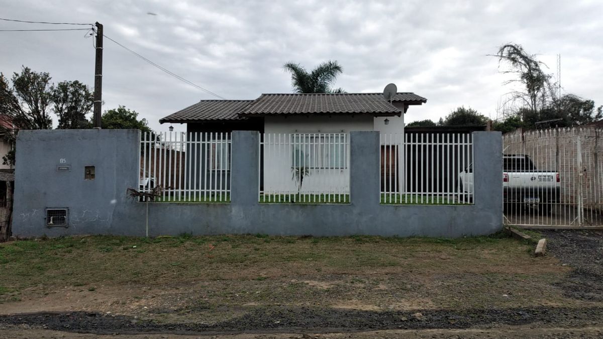 imóvel Casa com 120 m2, em Alvenaria No Bairro Alto do Mussi em Três Barras SC